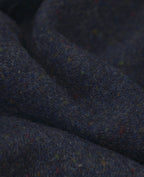 Magee Cavan Donegal Tweed Gilet in Navy Herringbone