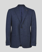 Liffey Tweed Blazer in Blue Herringbone