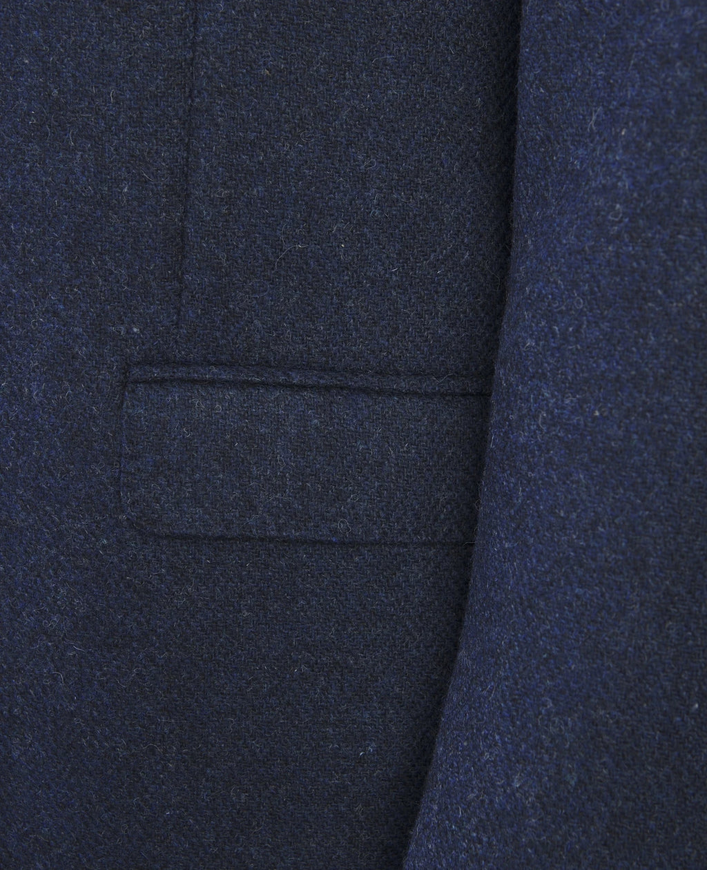 Liffey Tweed Blazer in Blue Herringbone