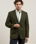Magee Ennis Blazer in Moss Herringbone