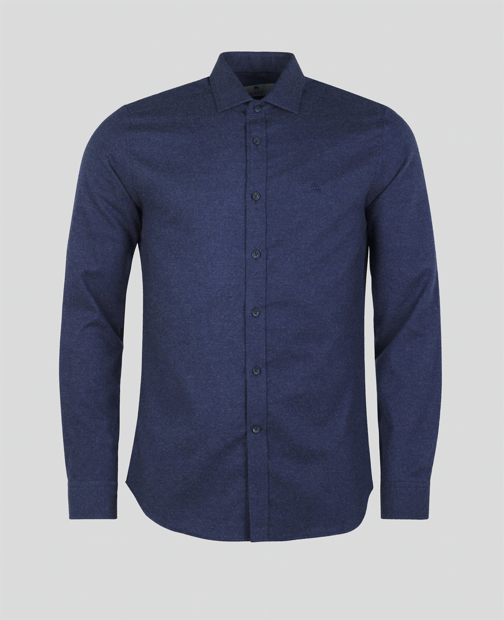 Magee Dunross Cotton Shirt in Navy