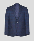 Ennis Tweed Blazer in Blue Check