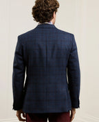 Ennis Tweed Blazer in Blue Check