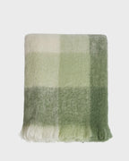 Foxford Newgrange Mohair Throw - Greek Check