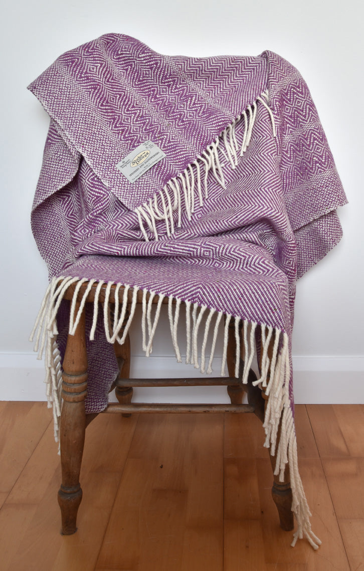 Studio Donegal Undulating Twill Throw - Multiple Colours