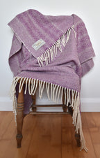 Studio Donegal Undulating Twill Throw - Multiple Colours