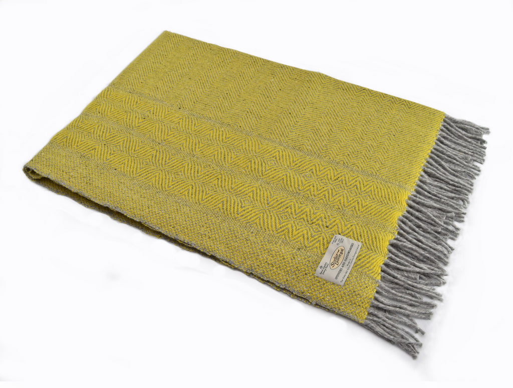 Studio Donegal Undulating Twill Throw - Multiple Colours