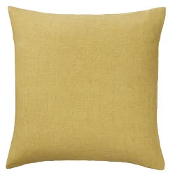 Luxury Light Linen Cushion Cover - AMBER YELLOW