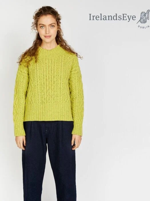 Liberty Diamond Crew Neck Chartreuse