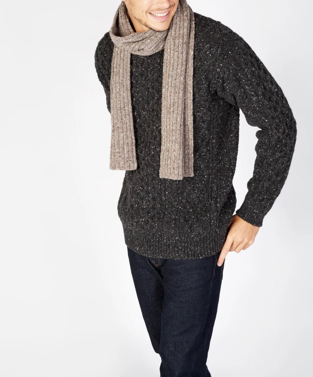 Irelands Eye Luxe Ribbed Scarf