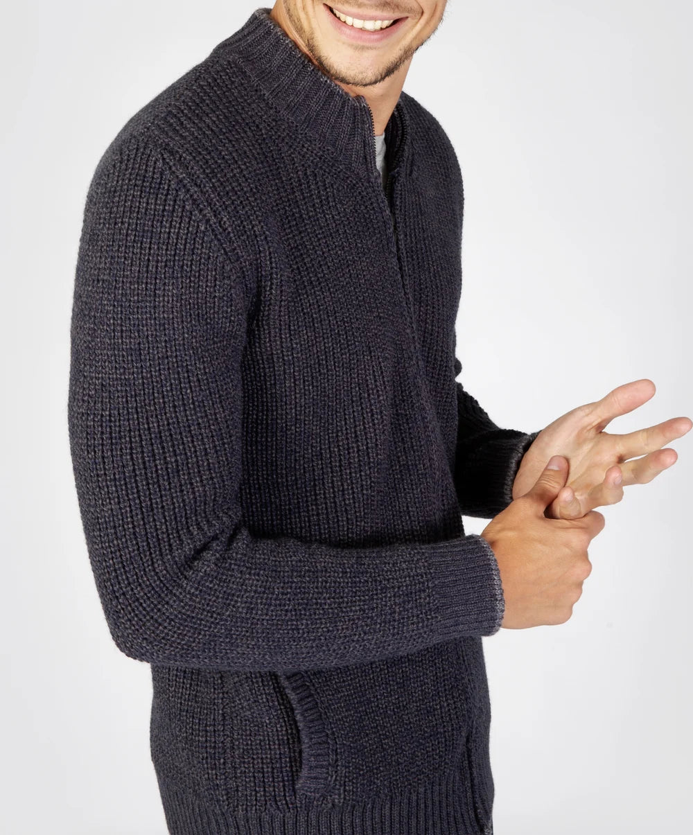 Irelands Eye Rockbrook Cardigan - Navy Marl