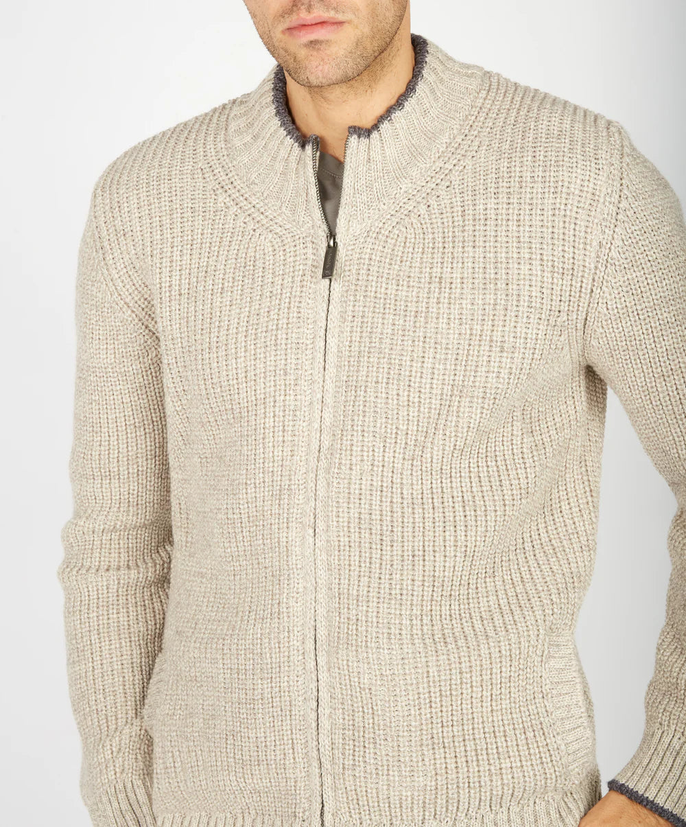 Irelands Eye Rockbrook Cardigan - Stone