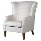 Linen Wing Back Chair