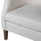 Linen Wing Back Chair