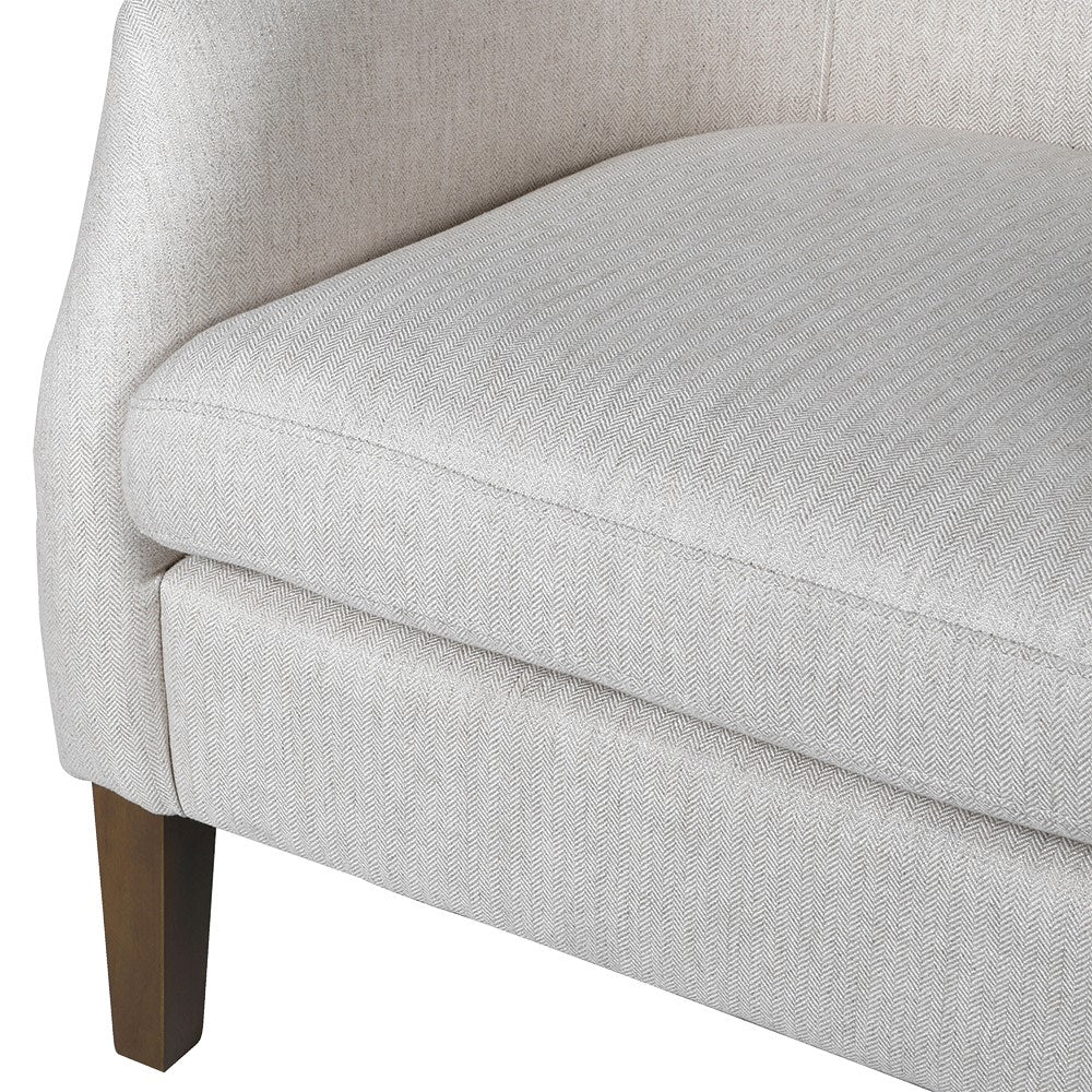 Linen Wing Back Chair