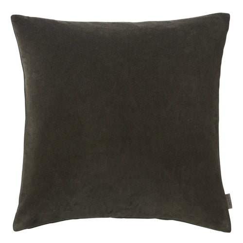 Velvet Soft Cushion - BLACK OLIVE