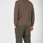 Fishermans Rib Polo Neck Shadow Marl