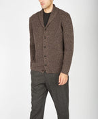 Irelands Eye Luxe Shawl Cardigan - Shadow Marl