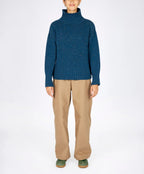Irelands Eye - Paige Polo Neck Ink Marl Sweater