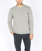 Irelands Eye Stoneridge Sweater - Light Grey