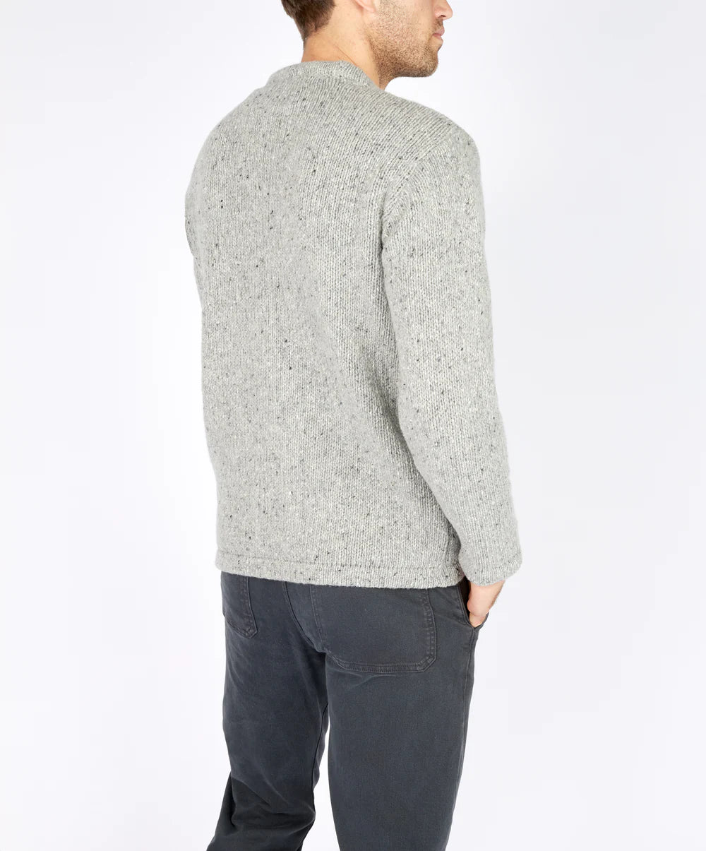 Irelands Eye Stoneridge Sweater - Light Grey