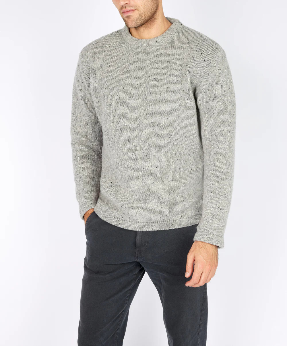 Irelands Eye Stoneridge Sweater - Light Grey