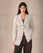 Irelands Eye Frankie Boyfriend Cardigan - Chalkstone