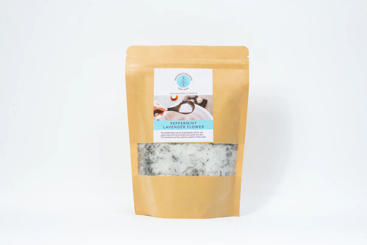 Naturally Balanced - Peppermint & Lavender Foot Soak Salts