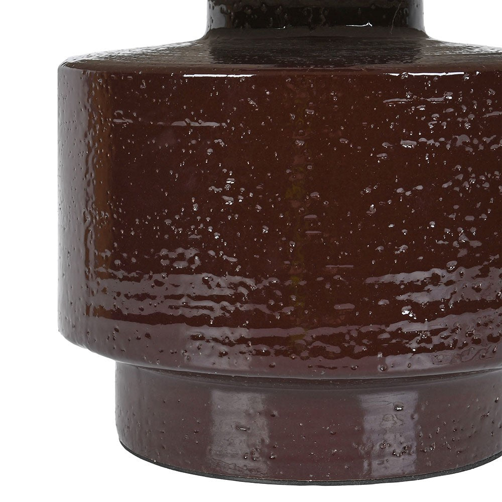 Burgundy Table Lamp