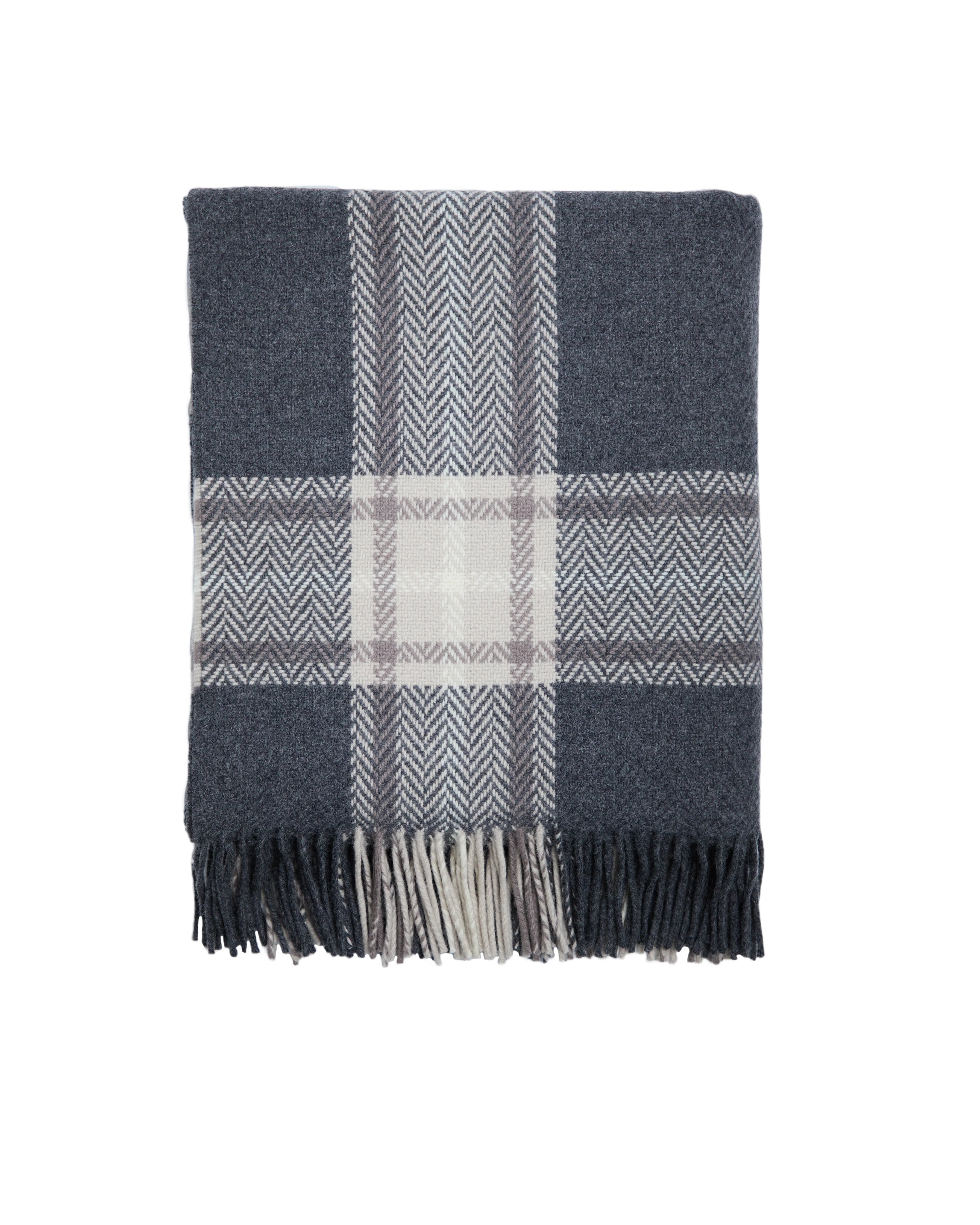 Foxford Dun Chaoin Cashmere and Lambswool Throw