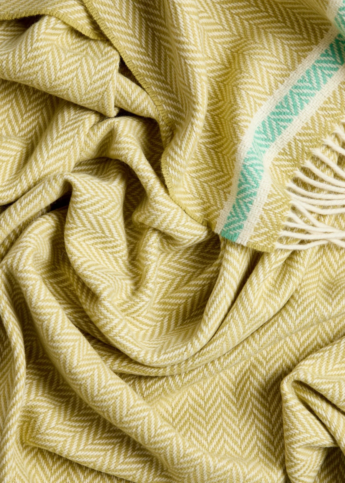 Foxford Silver Strand Cashmere and Lambswool Throw