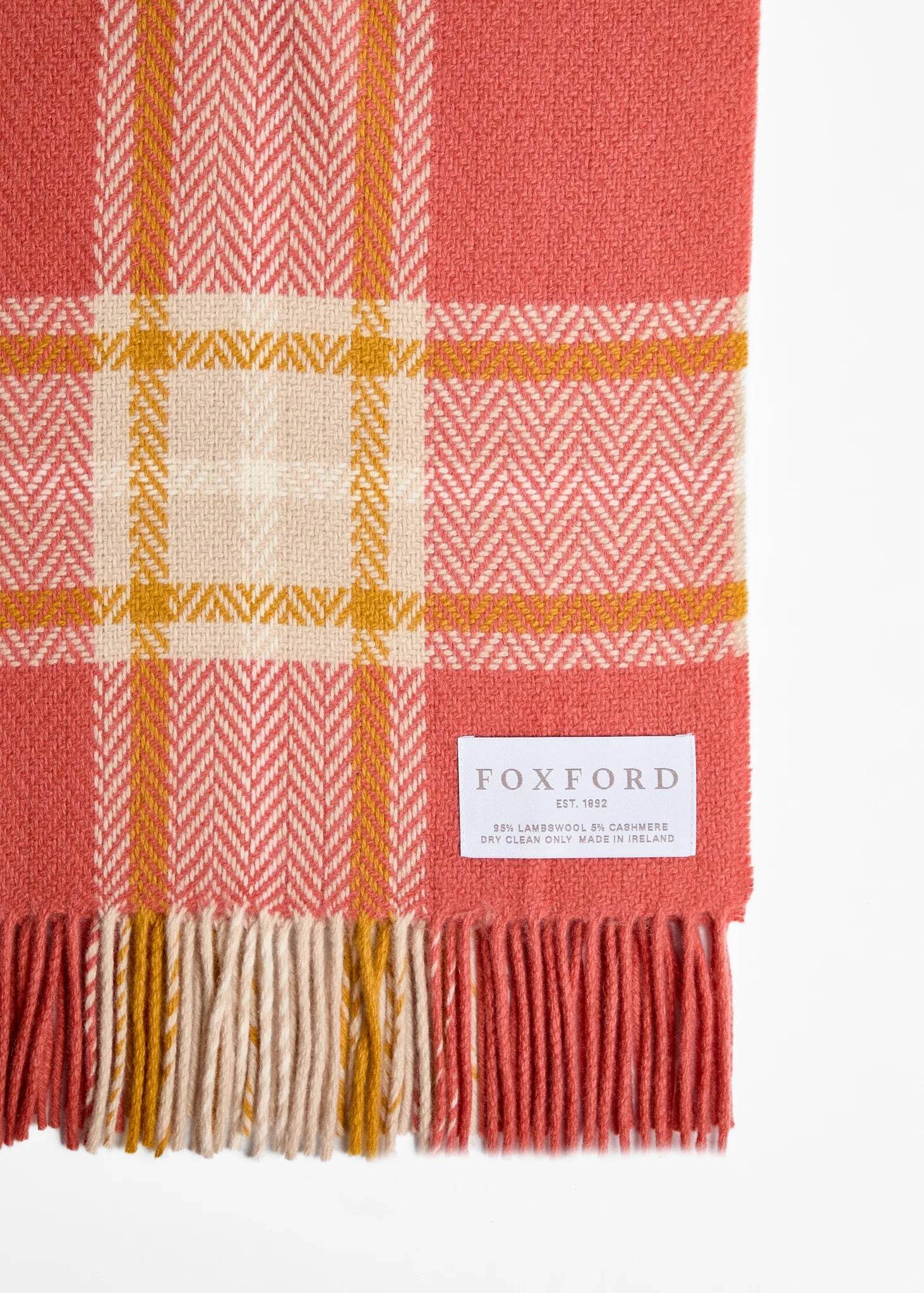 Foxford Macha Cashmere and Lambswool Throw