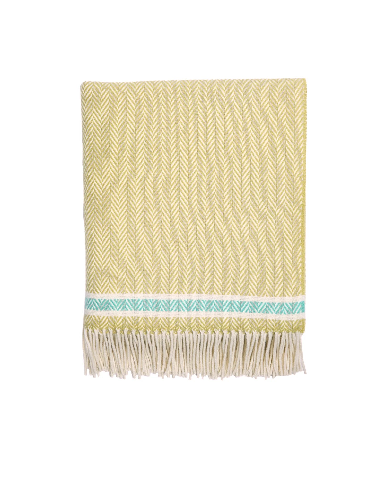 Foxford Silver Strand Cashmere and Lambswool Throw