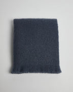 Foxford Mohair Throw - Hague Blue
