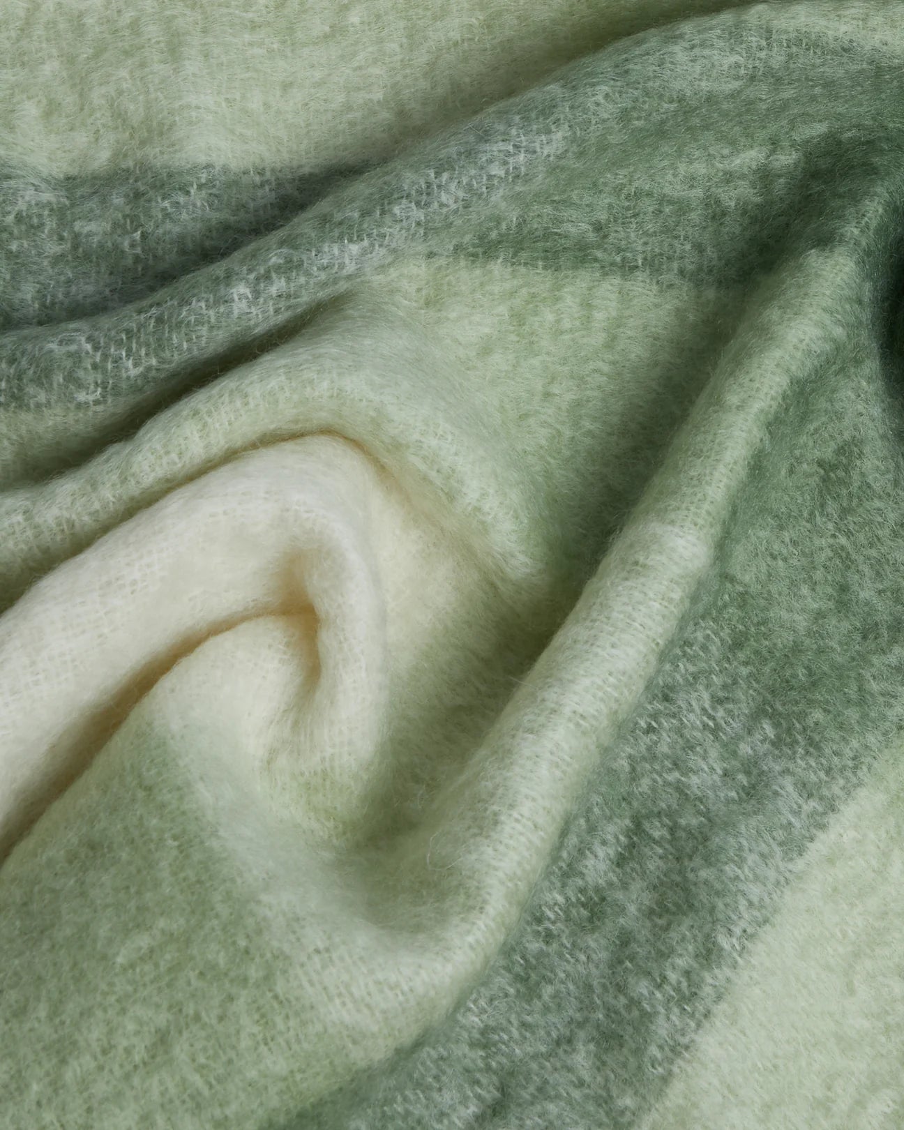 Foxford Newgrange Mohair Throw - Greek Check