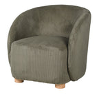 Moss Green Corduroy Accent Chair