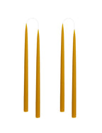 Honey, Hand dipped, dyed candle, 4 pack