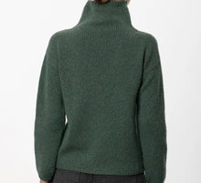 Load image into Gallery viewer, Slouchy Funnel Neck Jumper Sage
