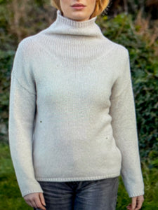 Slouchy Funnel Neck Jumper