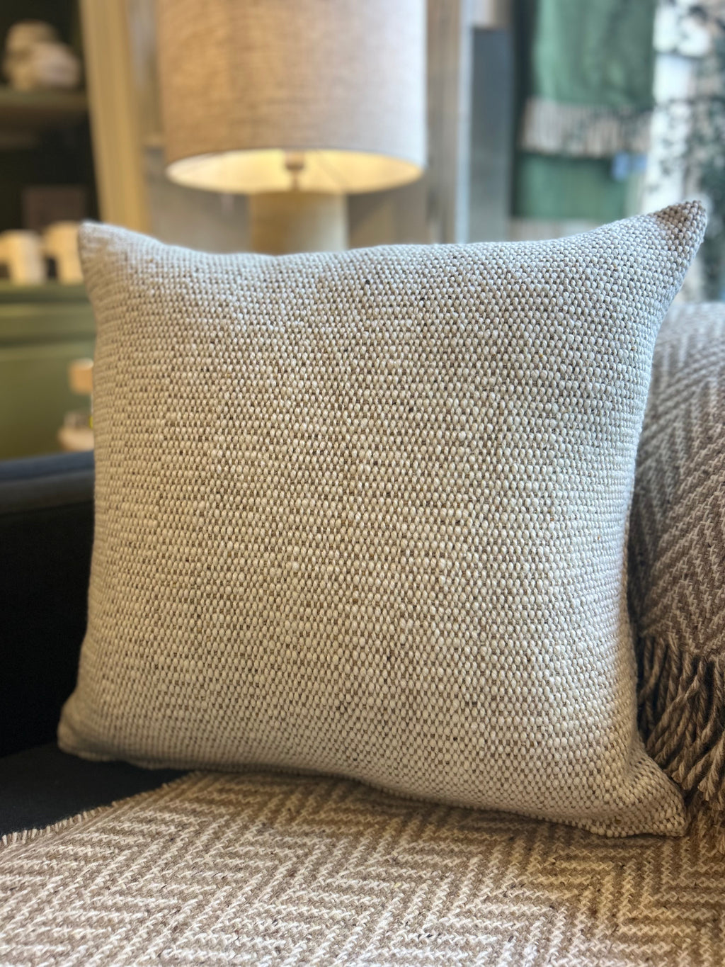 Studio Donegal - Donegal Oatmeal Throw Pillow