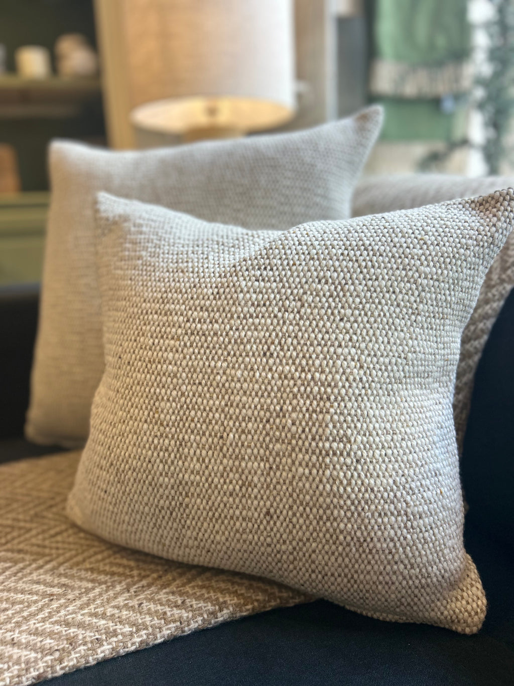 Studio Donegal - Donegal Oatmeal Throw Pillow