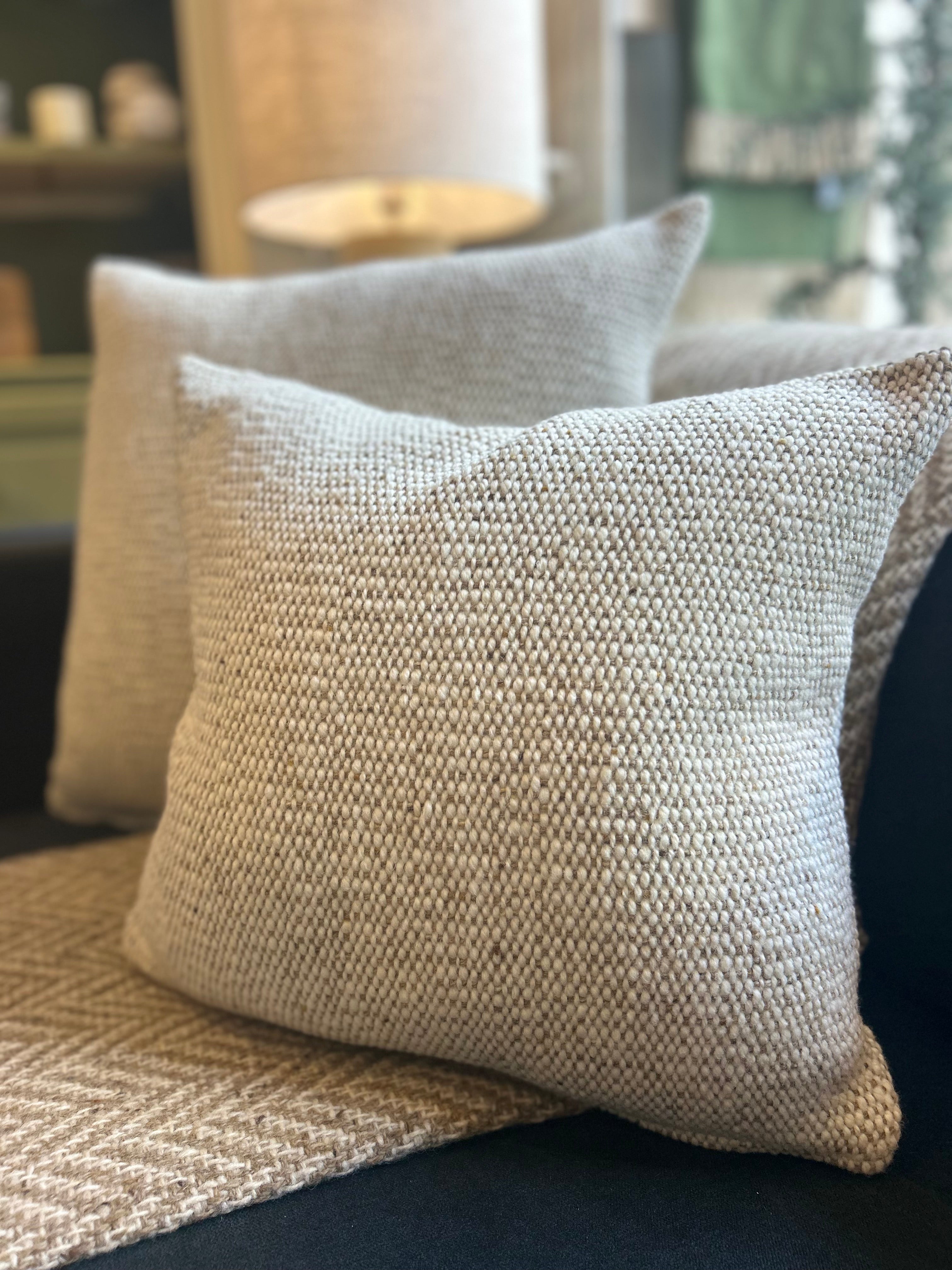 Studio Donegal - Donegal Oatmeal Throw Pillow