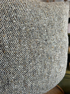 Studio Donegal - Dark Oatmeal Throw Pillow