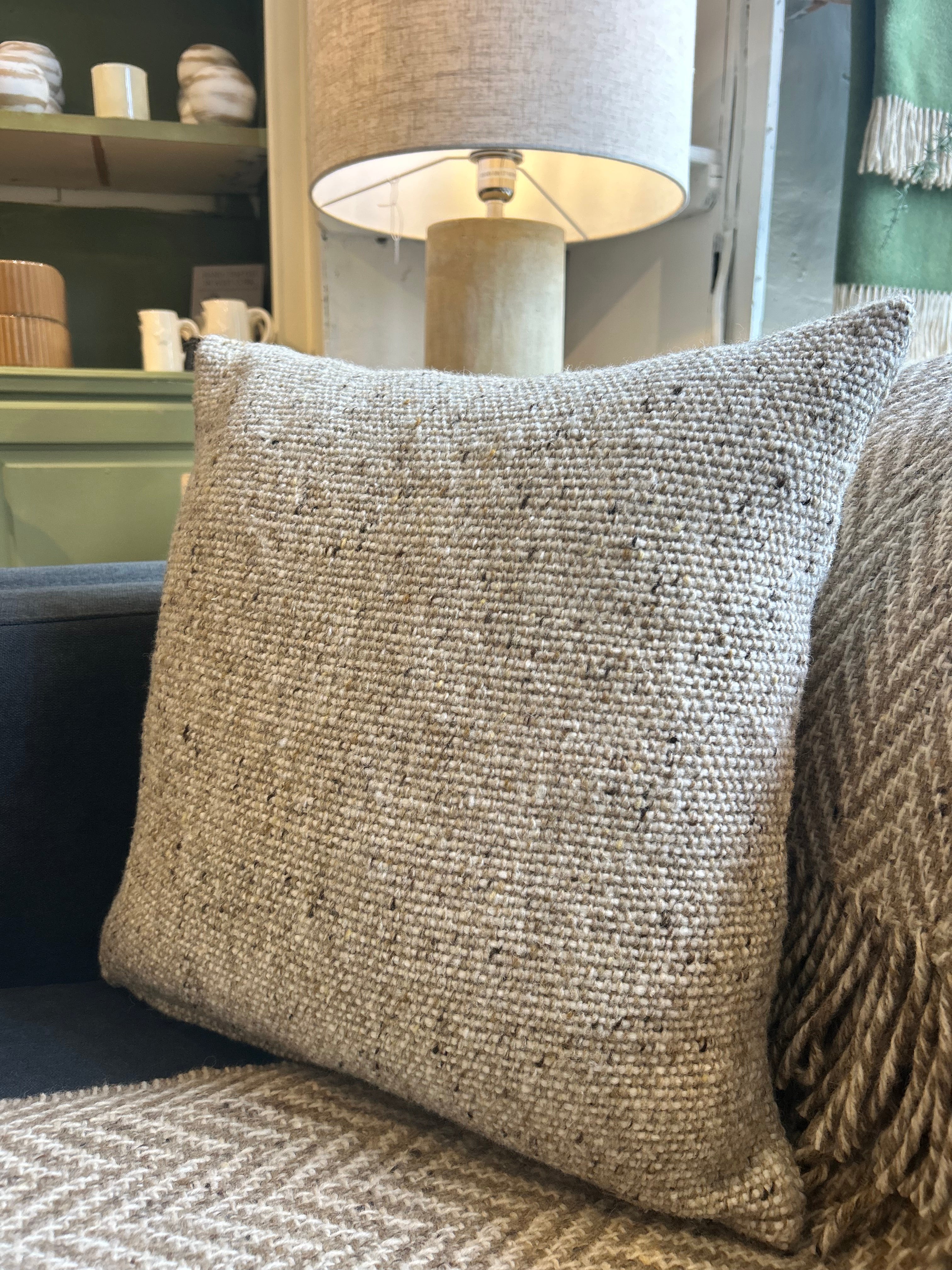 Studio Donegal - Oatmeal Throw Pillow