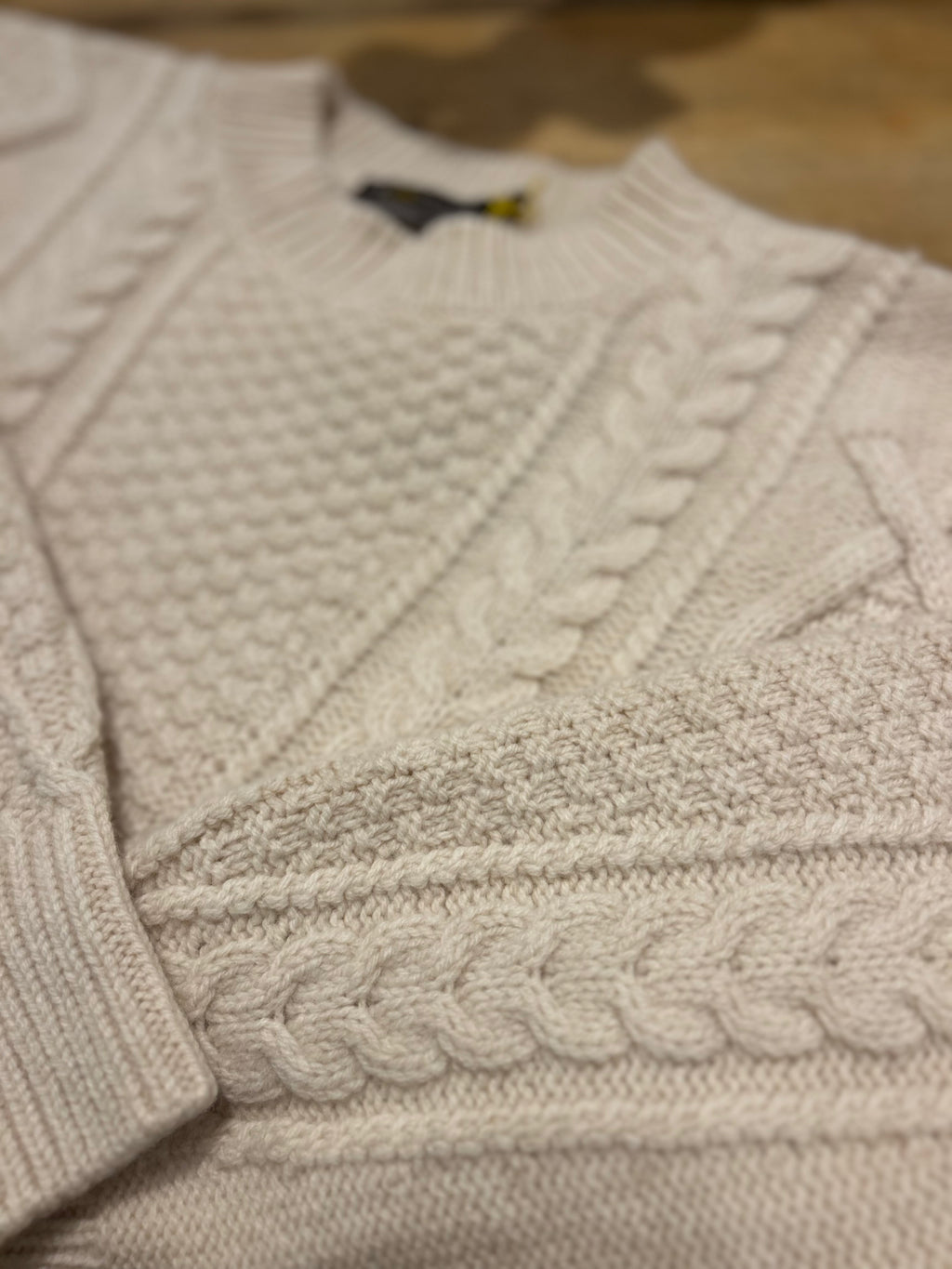 Fisherman Out Of Ireland, Aran Harp Stitch Jumper