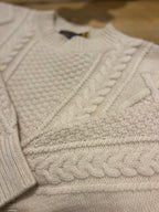 Fisherman Out Of Ireland, Aran Harp Stitch Jumper