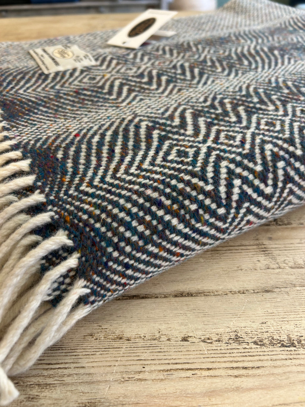 Studio Donegal Undulating Twill Throw - Multiple Colours