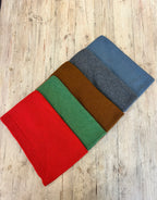 Fisherman Out Of Ireland Triangle Lambswool Scarf - Multiple Colours