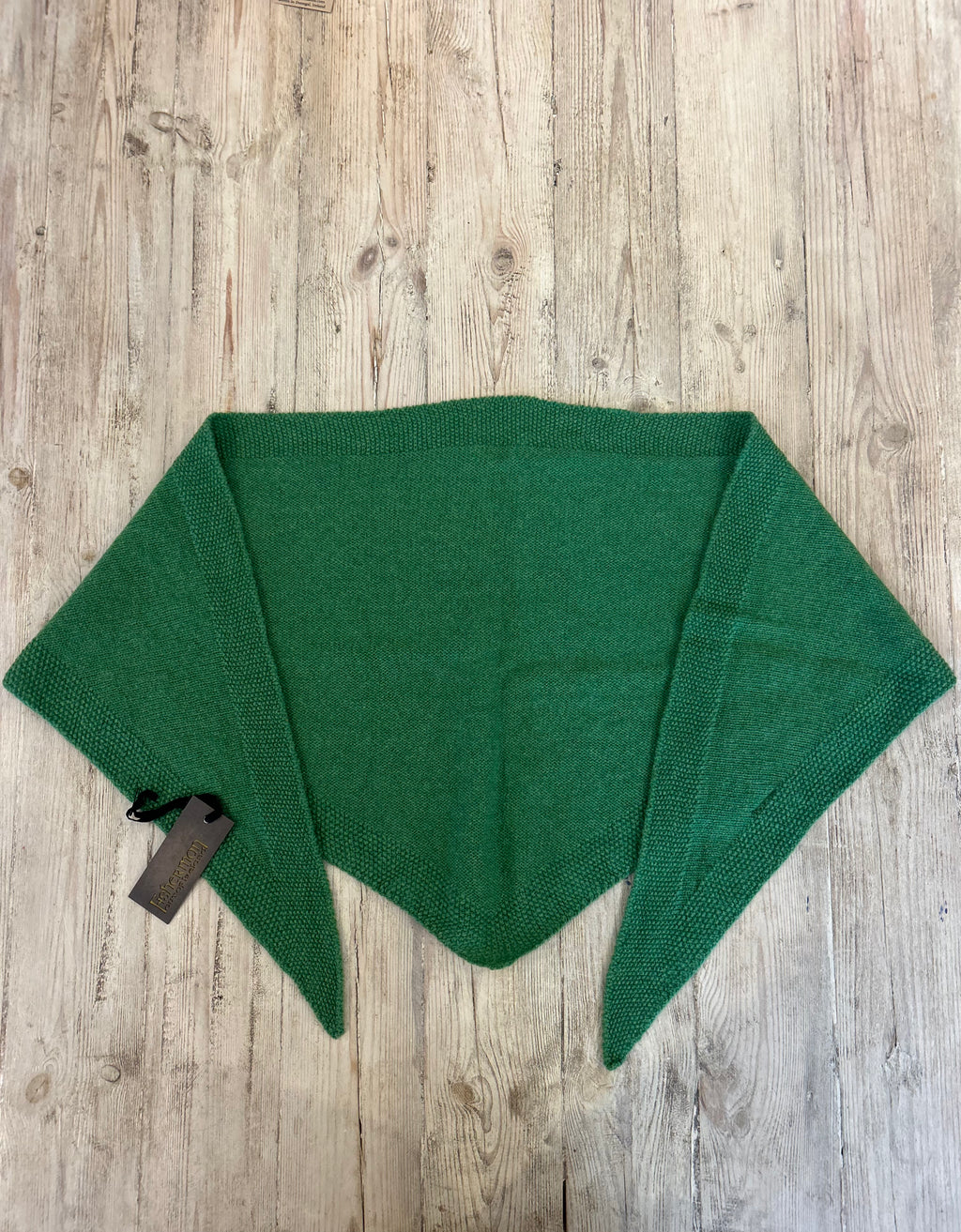 Fisherman Out Of Ireland Triangle Lambswool Scarf - Multiple Colours