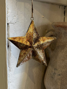 Small Distressed Hanging Star